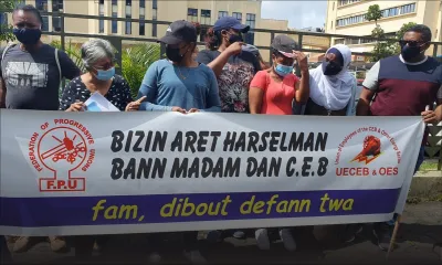 Central Electricity Board : Manifestation d’une dizaine d’employés contre les conditions de travail