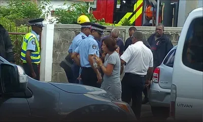 Flic-en-Flac : un chaton coincé sous un trottoir sauvé par des pompiers 