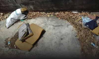 Les Salines : le caniveau transformé en bac à ordures