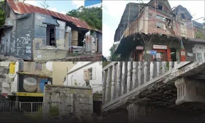 Danger : des bâtiments délabrés à Port-Louis