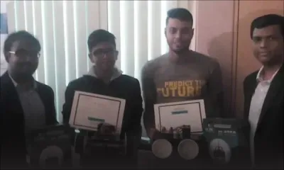 Concours de Robofest : Johanan Mooneegan et Milind Meeterbhan sacrés