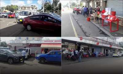 Couvre-feu sanitaire : scènes de vie à l’avenue Ollier, Quatre-Bornes, en ce jeudi