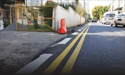 À Borstal : une double ligne jaune fait des mécontents