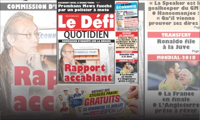 Le Défi Quotidien avait dévoilé une partie des recommandations