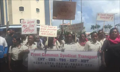 Front Commun Syndicat Transport : «Gouvernman pe zwe avek enn move sekter. Li bizin fer bien atansion»