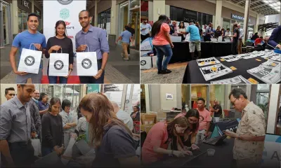 [En images] Puma Night Run Moka : les participants récupèrent leur kit de course