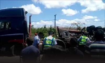 À Goodlands :  trois blessés dans un carambolage
