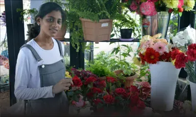 Aziziah Soydan : la graphiste devenue fleuriste