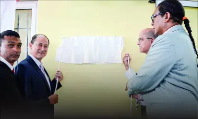 Inauguration d’un complexe sportif à Cité Anoska
