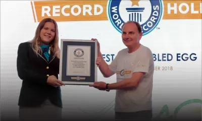 Record du plus grand Scramble Egg de la planète : Le groupe Inicia Ltée obtient le Guinness World Records