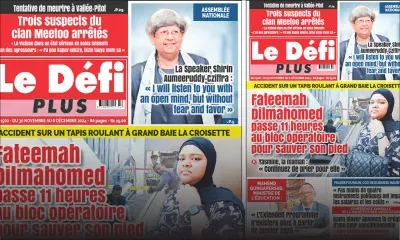 Voici la une du Défi Plus de ce Samedi 30 Novembre 2024