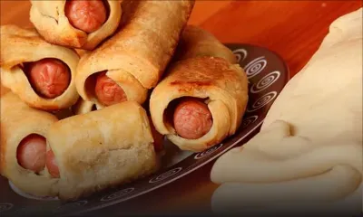 Feuilletés de saucisses : pour six personnes