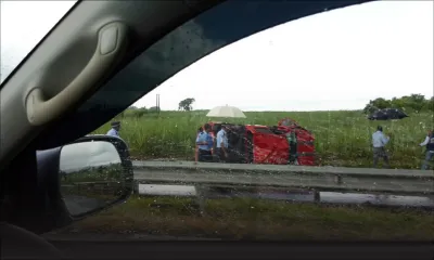 Accident à Rose-Belle : un 4x4 se renverse