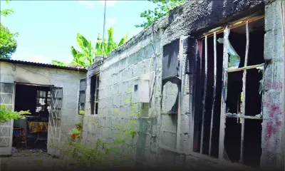 À la suite d’une rixe entre voisins : une famille sans ressources après l’incendie de sa maison