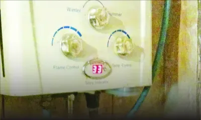 Bonne nouvelle : il pourra prendre des douches chaudes