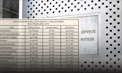 Combien touchent les conseillers du Premier ministre ? 