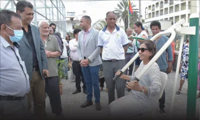 Inauguration du Wellness Park de Rose-Hill : 23 % de la population pratiquent une activité physique régulièrement