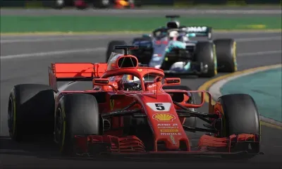 Grand Prix d'Australie: victoire de Vettel (Ferrari) devant Hamilton (Mercedes) 
