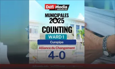 Municipales 2025 – Résultats en direct - Ward 1 Curepipe : l’Alliance du Changement rafle les 4 sièges