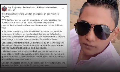Policière tuée lors d’une opération de l’Adsu : Boojhawon réclame le rétablissement de la peine de mort