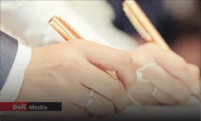 Nouveaux frais pour la célébration des mariages civils à compter du 1er mai 