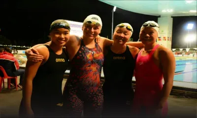 JIOI – Natation – L’or pour Maurice au 4 x 100 m 4 nages dames  