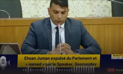 Expulsé du Parlement : Ehsan Juman déplore "l’attitude" du Speaker