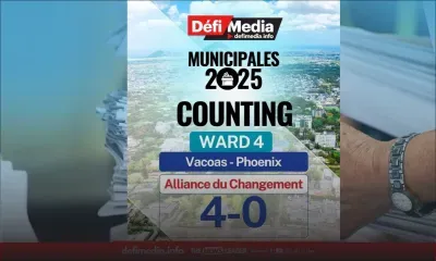 Municipales 2025 – Résultats en direct - Ward 4 Vacoas/Phoenix : Les 4 candidats de l’Alliance du Changement élus