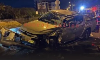 À hauteur du Caudan : un 4x4 fait plusieurs tonneaux, le conducteur blessé