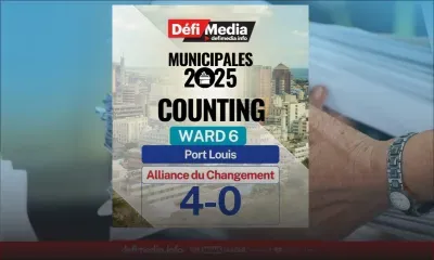 Municipales 2025 – Résultats en direct - Ward 6 Port-Louis : Les 4 candidats de l’Alliance du Changement élus