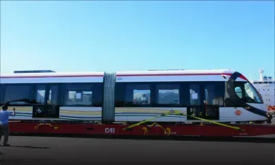 Metro Express : le second Light Rail Vehicle est arrivé 