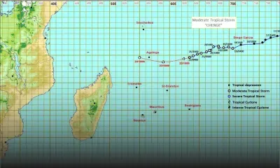 Météo pour Agalega : la tempête Chenge s’intensifie