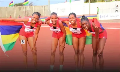 JIOI - Athlétisme : l’argent au 4x400 m, derrière les Malgaches pour les Mauriciennes