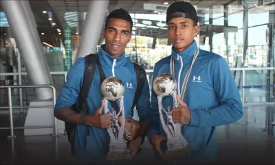 Coupe du monde de kick-boxing : les Mauriciens Bauluck et Robertson de retour au pays après leurs médailles d'or en Italie