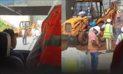 Metro Express : un tram bloqué à Coromandel «à cause de la boue»