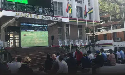 Demi-finale Maurice/Mayotte : écran géant à la mairie de Port-Louis pour voir la rencontre