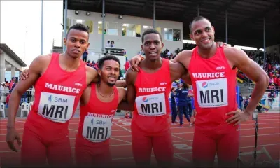 JIOI - Athlétisme : Maurice termine deuxième au relais 4x400 m chez les hommes