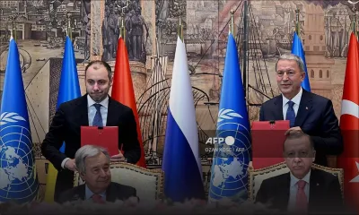 L'accord sur les céréales ukrainiennes signé à Istanbul