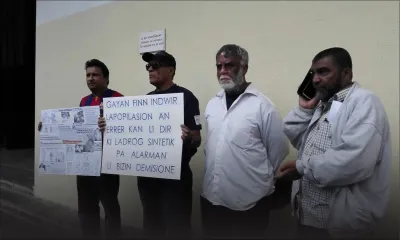 [Vidéo] Drogues synthétiques : Ally Lazer manifeste et réclame la révocation d’Anil Gayan