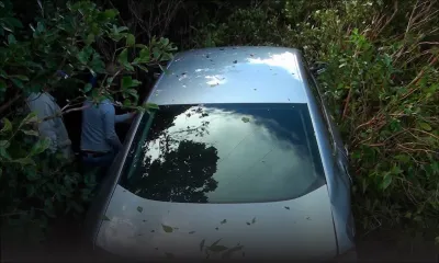 Chamarel : accident spectaculaire