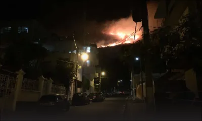 [Vidéo] Montagne des Signaux: incendie impressionnant