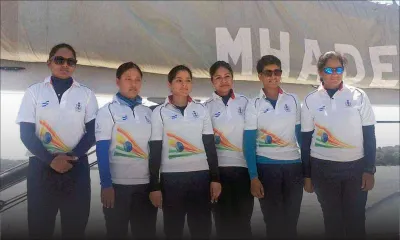 Indian navy all-women crew enters Port Louis