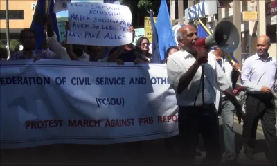 Post-PRB: manifestation des fonctionnaires à Port-Louis