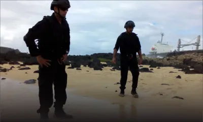 Un navire échoue à Le-Bouchon : des drones gênent l’opération de sauvetage