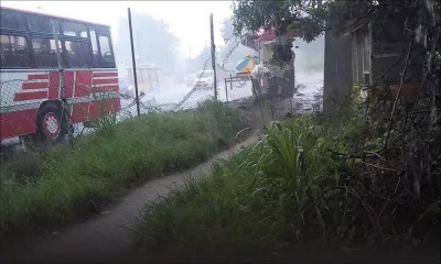 Grosses averses: mobilisation des pompiers à Rivière-du-Rempart