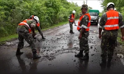 Avis de fortes pluies : les soldats de la SMF à pied-d’œuvre