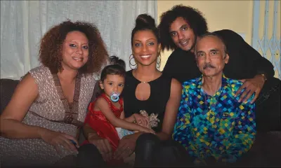 Danielle Selvon en famille: le repos de la guerrière