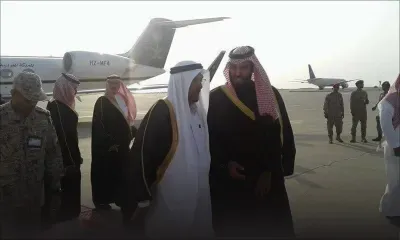 Showkutally Soodhun assiste à la manœuvre militaire en Arabie saoudite