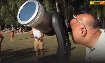 Flic-en-Flac : le transit de Mercure attire la foule