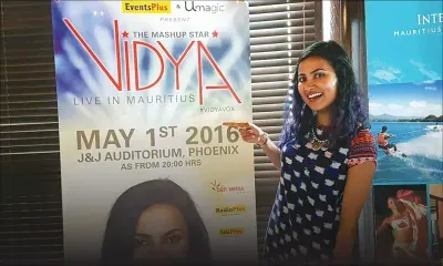 Vidya Iyer: Mashup Queen in Mauritius for a unique performance